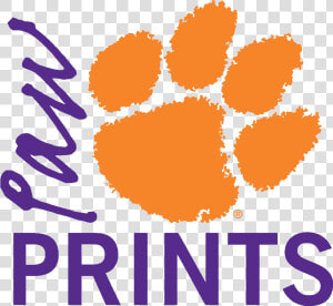 Tiger Paw Print Stencil   Clemson Png Logo  Transparent Png