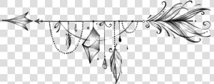 Transparent Hipster Arrow Png   Boho Arrow Transparent Background  Png Download