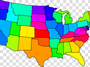 Location Clipart Folded Map   Map Of Usa Clipart  HD Png Download