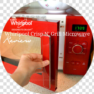Whirlpool Red Microwave  HD Png Download