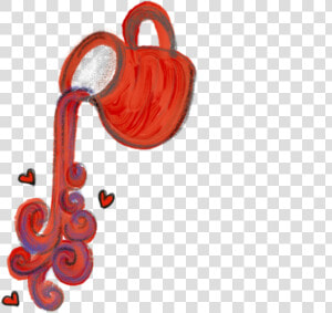 Pouring Love   Illustration  HD Png Download
