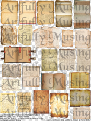 This Collage Sheet Contains A Variety Of Paper Related   Wood  HD Png Download