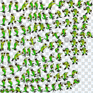 The Thousand Year Door   Sprite Vector The Crocodile  HD Png Download