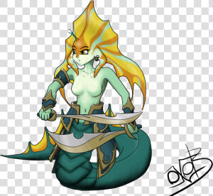 Slithice The Naga Siren  HD Png Download