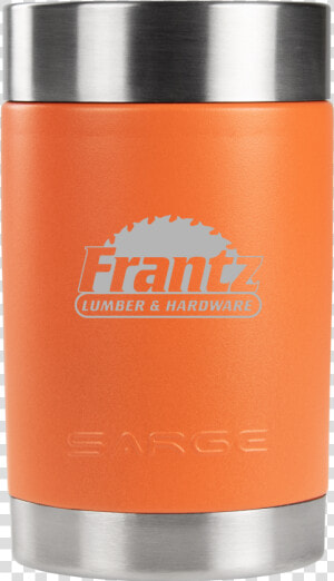 Orange Stainless Can Coolers  HD Png Download