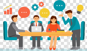 Businessperson Meeting Teamwork Transprent Png   Teamwork Png  Transparent Png