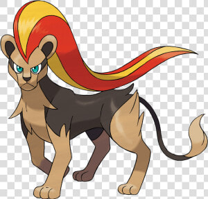 Pyroar Pokemon   Pokemon Pyroar  HD Png Download