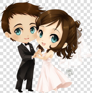 Kawaii Clipart Wedding   Cute Wedding Couple Png  Transparent Png