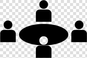 Round Table Icon Png Clipart   Png Download   Roundtables Icon  Transparent Png