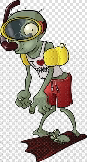 How Nk Retrieved The Dead Dragon Under The Lake   Plants Vs Zombies Png Zombies  Transparent Png