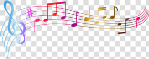 Vector Graphics Musical Note Portable Network Graphics   Colorful Music Notes Clipart  HD Png Download