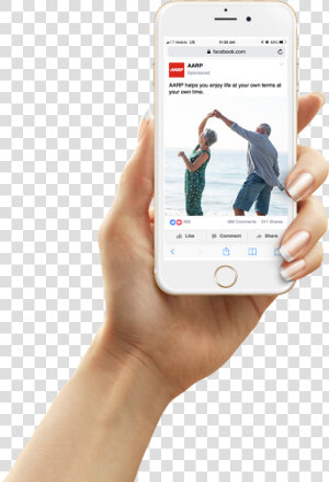 Aarp Fb Mock Up Social2  HD Png Download