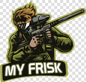 My Frisk   Shoot Rifle  HD Png Download