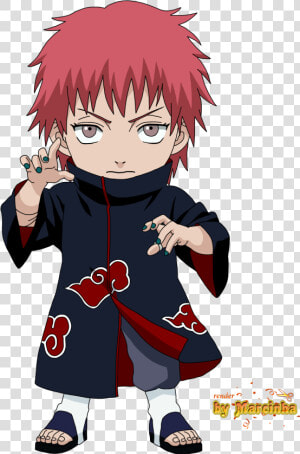 Sasori Akatsuki Chibi  HD Png Download
