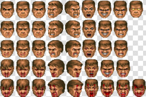   Doom Guy   Png Download   Doom Low Health Face  Transparent Png