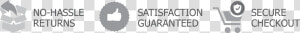 Black And White Trust Badges  HD Png Download