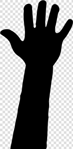 Silhouette Clip Art   Hand Reaching Silhouette Png  Transparent Png