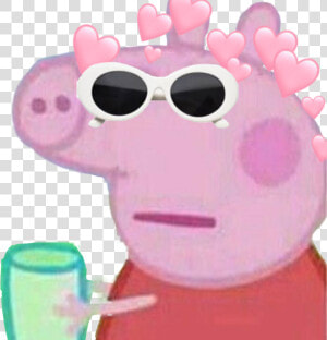 Clout Peppa 😂   Peppa Pig  HD Png Download