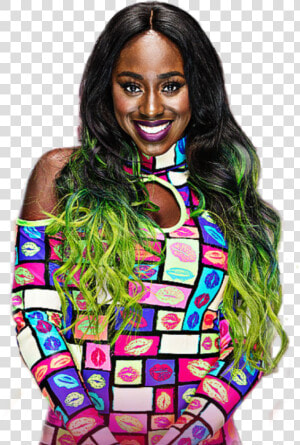 Wig   Wwe 2k18 Roster Naomi  HD Png Download