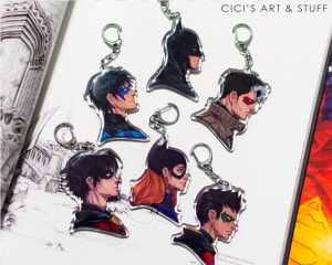 Image Of Dc Bust Keychains  preorder    Cartoon  HD Png Download