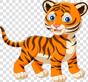 Tiger Cartoon   Png Download   Transparent Background Tiger Cartoon Png  Png Download