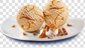 Caramel Biscuit Ice Cream  HD Png Download