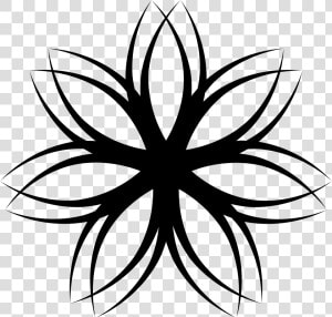 Flower Line Png   Line Art Flower Png  Transparent Png