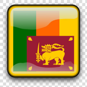 Grass brand yellow   Sri Lanka Flag Icon  HD Png Download