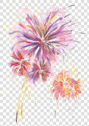 Fireworks Png Watercolor Thought For June   Fireworks Watercolor Png  Transparent Png