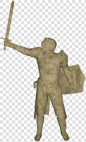 Man  Knight  Stone  Armor  Middle Ages  Sword  Warrior   Knight  HD Png Download