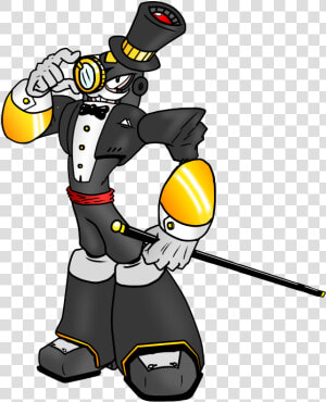 Monocle Man   Cartoon  HD Png Download
