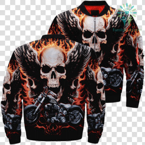 Motorcycle Ghost Rider Skull Over Print Jacket  tag   Skull Paint With Diamonds  HD Png Download