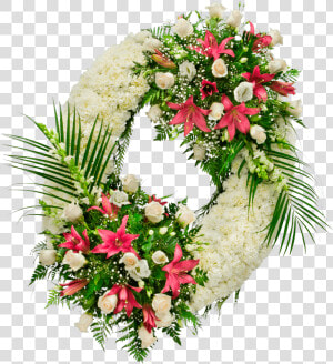 Corona Floral Fortaleza Para Tanatorios Envío En Madrid   Bouquet  HD Png Download