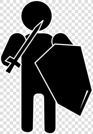 Free Vector Silhouette Soldier   Roman Soldier Silhouette Png  Transparent Png