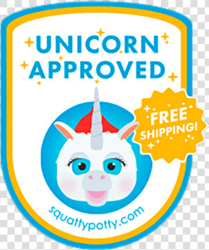 Squatty Potty Unicorn Logo  HD Png Download