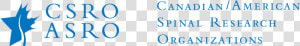 Csro asro   Canadian Spinal Research Organization  HD Png Download
