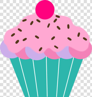 Pink Cupcake Svg Clip Arts   Cupcake Clipart  HD Png Download