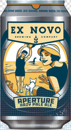West Coast Ex Novo Brewing Co   Ex Novo Aperture Hazy Pale  HD Png Download