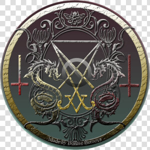 Lucifer   Circle   Emblem  HD Png Download