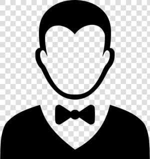 Waiter Man   Man Contact Photo Logo  HD Png Download