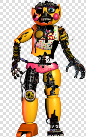 Hey Everyone Midnight Here I Made Scrap Toy Chica    Fnaf Scrap Toy Chica  HD Png Download