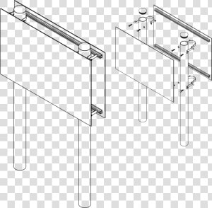 Double Sided Post Sign  HD Png Download