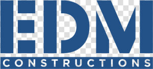 Edm Con Logo blue  HD Png Download
