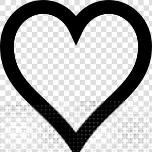 Black Heart Clip Art   Dil Black And White  HD Png Download