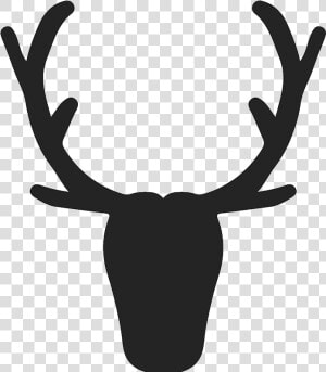 Elk Silhouette At Getdrawings Com Free For   Cuernos De Reno Dibujo  HD Png Download