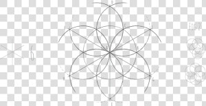 How To Draw A Human Face Using Simple Geometry Fig   Line Art  HD Png Download