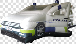 Police Car Bouncy Castle   Peugeot  HD Png Download