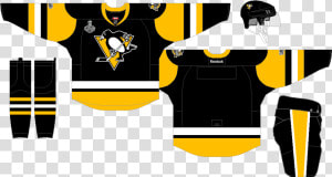 Nashville Predators Vs Pittsburgh Penguins Penguins   Anaheim Ducks Third Jersey 2018  HD Png Download