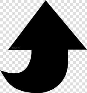 Arrows Clip Art By Phillip Martin  Black Arrow Vector   Crescent  HD Png Download