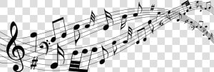 Musical Note Sound Musical Composition Sheet Music   Music Notes Flowing Png  Transparent Png